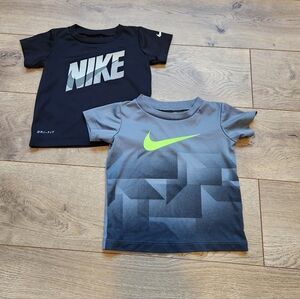 12m Nike Kids' Gray and Black T-Shirts